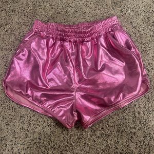 hot pink retro shorts (xs but could fit in a small because it’s stretchy)